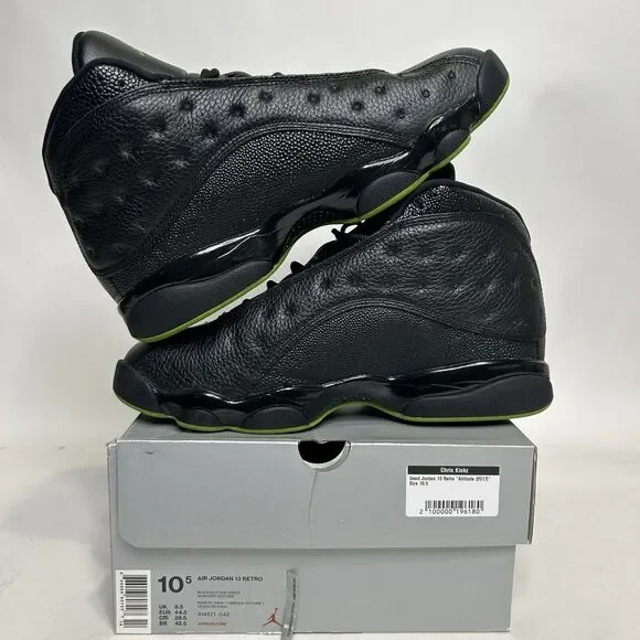 Nike Shoes Air Jordan 13 Retro “Altitude/Black Green” 2017 - Picture 3 of 9